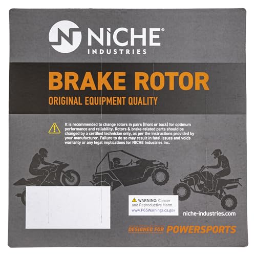 NICHE Rear Right Brake Rotor Caliper Kit for Yamaha 5UG-F5831-00-00