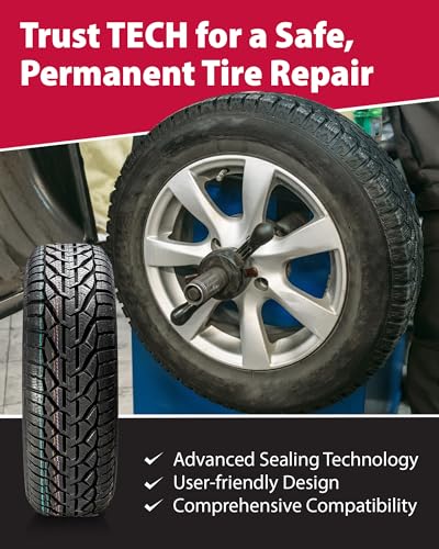 TECH UL8 Uni-Seal Ultra Tire Patch Plug Combo Repair up to 5/16" Holes
