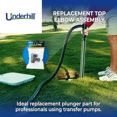 Underhill Top Elbow for Water Pump Big Gulp Pro 36 Inch and Gulp Pro 22 Inch Pumps, Replacement Parts, Repair, A-GRPTE - style: Replacement Top Elbow