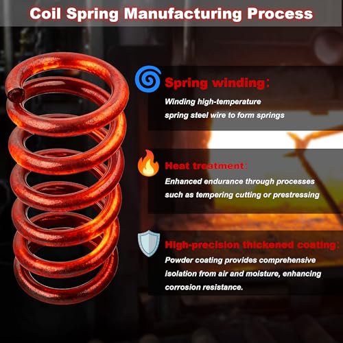 Heavy Duty 3" Front Coil Springs Lowering Kit for 1963-1987 C10 C15 Truck Drop Kit - color: Black, size: 63-87 C10 C15