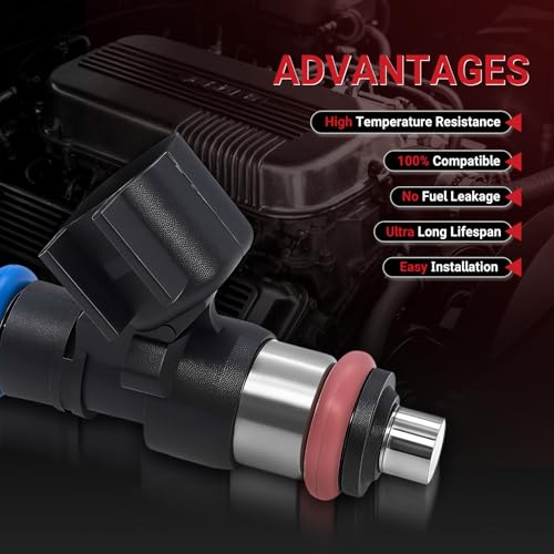 Set of 6 Fuel Injector Compatible with Ford Lincoln Mazda Mercury - size: 0280158091