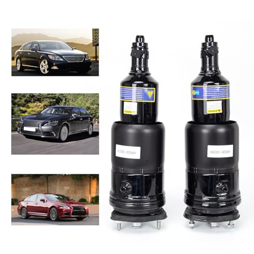 2 PCS Front Complete Struts Assembly Shock Absorbers Air Suspension Compatible with Lexus LS600hL LS460 AWD 4WD 2008-2016, Replacement Struts Shocks Assembly for 4802050200, 4801050200 - size: F394