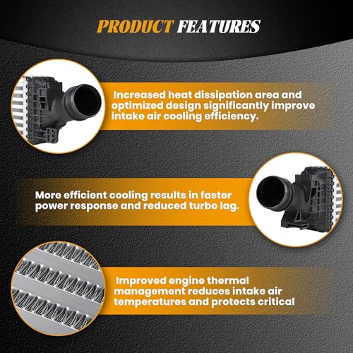 8K0145805G Turbo Intercooler Compatible with Audi A4 A5 A6 Quattro L4 2.0L - size: 8K0145805G