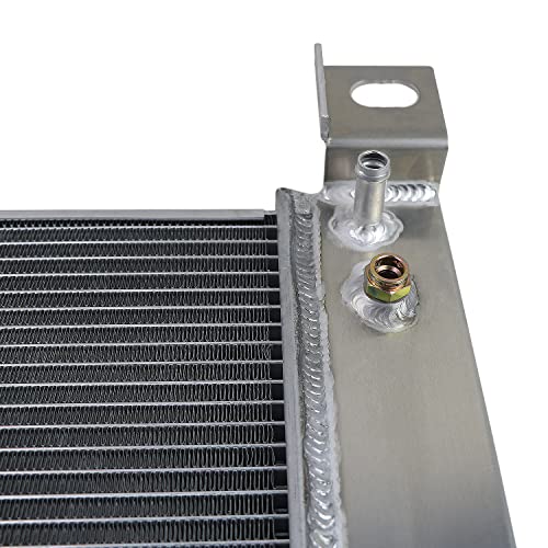 CoolingCare All Aluminum Double Oilcooler 3 Row Radiator for 1999-2011 Chevy Silverado, GMC Sierra 1500 2500 Series V8 Engine (19" x 40" OVERALL)