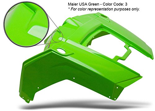 Maier USA Rear Fender Compatible/Replacement for 06-14 Honda TRX450R/ER - Green - 117523 - color: Green