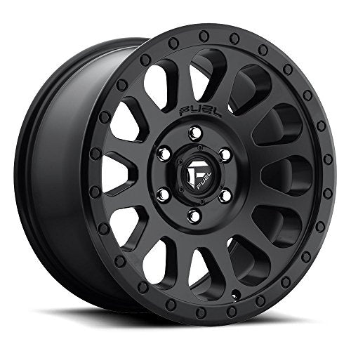 FUEL Vector BD-Matte BLK Wheel with Painted (16 x 8. inches /6 x 114 mm, 15 mm Offset)