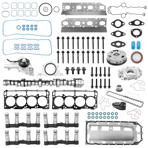 MDS 5.7L Hemi Camshaft Lifter Kit With Oil Pump Water Pump Set,Compatible with 2009-2010 Dodge Ram 1500 Durango Chrysler Aspen 2011-2015 Ram 1500,Replace# 53022263AF 5038684AA 53021622BH