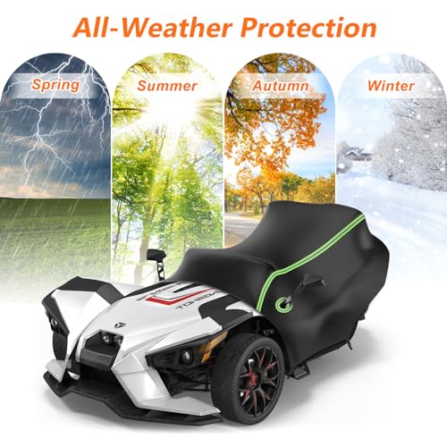 Half Cover for Polaris Slingshot S SL SLR R Signature LE Accessories - size: Half Cover for Polaris Slingshot