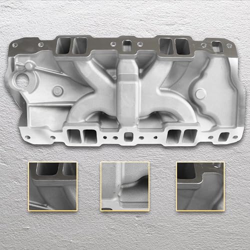 2701 Performance EPS Dual Plane SBC Intake Manifold Silver - size: 2701 Silver