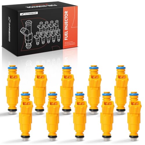 A-Premium Set of 10 Fuel Injectors Compatible with Ford & Econoline - style: Pack of 10