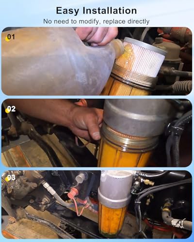 1 Pc K37-1021 Fuel Filter Replace L5113F PF46236 FS20207 WF10566 R6176XL10 - size: 1 Pc