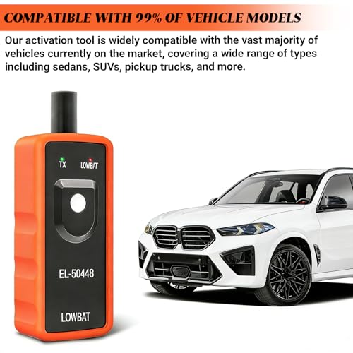TPMS Relearn Tool for Car Tire Sensor, EL-50448 TTire Pressure Monitor Sensor Activation Reset Tool OEC-T5, System Programming Training for Most GM Series Vehicles 2006-2021, Car Accessorie