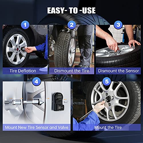 XTOOL TP580 KIT TPMS Programming Tool & 2PCS TS100 TPMS Sensors