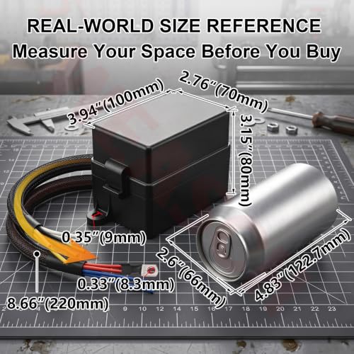 12V 9 Way Pre-Wired Fuse Relay Box Kit with 3 x 80A 4-Pin Relays - size: 80A 3 Relay 9 Fuses, style: Pre-Wired
