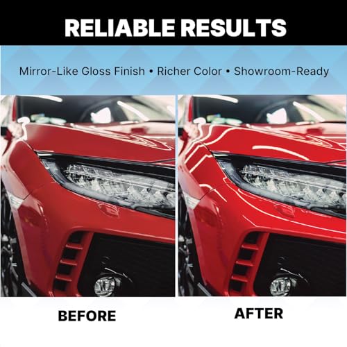 LAUCO FC1100 Ultimate Speed Clear Coat Kit with FH1010 Fast Hardener, 4:1 Automotive Clear Coat System, High Gloss Fast Drying Finish, UV Protection, 1 Gallon Clear Coat + 1 Quart Hardener 1100