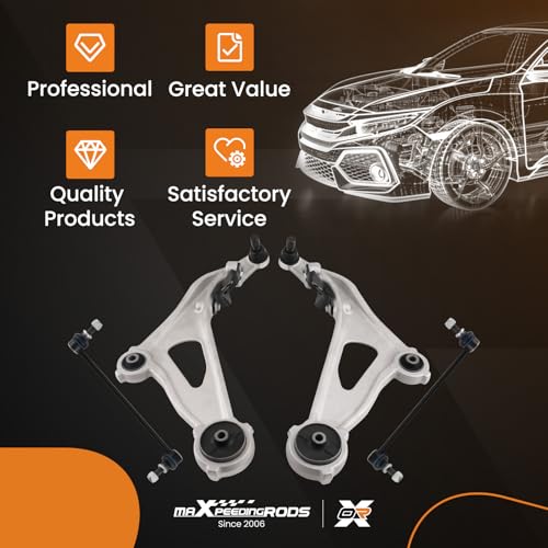 maXpeedingrods 4Pc Front Lower Control Arms for Nissan Pathfinder 2013-2019 - size: 4Pcs