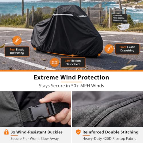 Motorcycle Cover for Harley Davidson Sportster Softail Honda Rebel