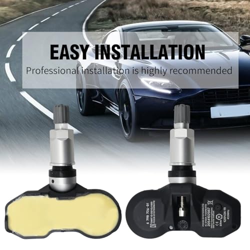 36236798726 36236771034 4Pcs TPMS Sensor, Replacement for BMW 328i 335i 528i M3 M6 X3 X5 Z4 Series 1 3 5 6 7 Mini Rolls-Royce, Tire Pressure Monitoring System Sensors 433Mhz