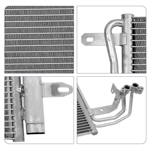 Air Conditioning A/C Condenser Compatible with Audi/Volkswagen Models# 3255 - size: OE:3255, 3255C, VW3030127, 1K0820411D, 1K0820411Q