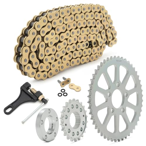 TOFR Belt Drive to Chain Drive Conversion Kit for Harley Softail 2000-2006 - size: 22T+48T