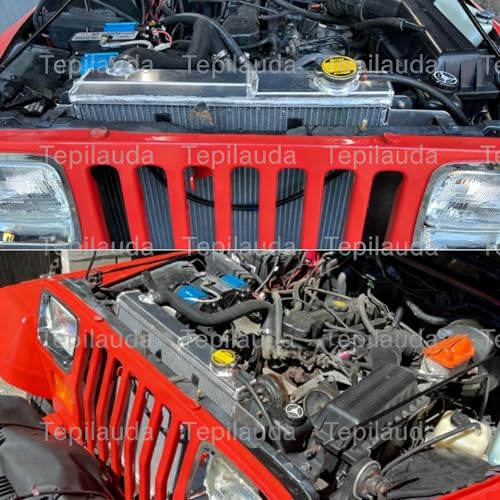 3 Row Radiator For Jeep Wrangler TJ YJ 2.4 2.5 4.0 4.2L 1987-2006 - size: 3 Row Radiator