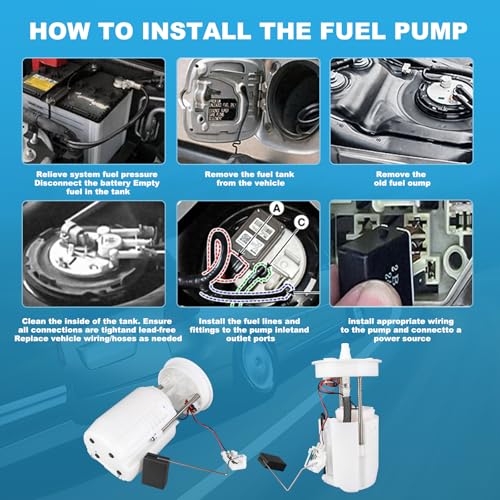 OTO-K Electric Fuel Pump Module Assembly Compatible with Acura, Honda
