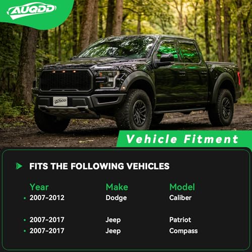 AUQDD 2PC K620065 + K620066 Front Lower Control Arm and Ball Joint Assembly Compatible With Dodge Caliber Jeep Patriot Compass 521-108 521-109 Professional Suspension (Left and Right) - size: K620065 K620066 (For 07-17 Compass)