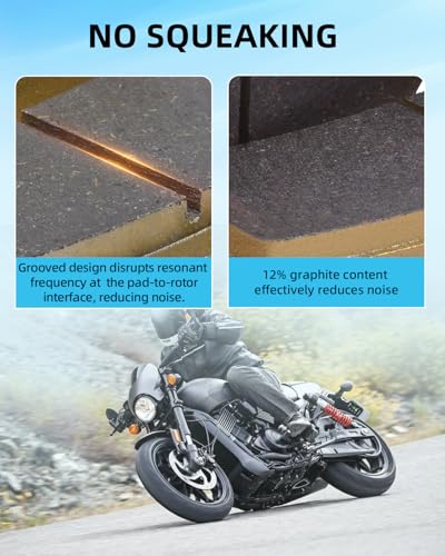 XG500 XG750 Brake Pads for Harley Davidson, Ceramic