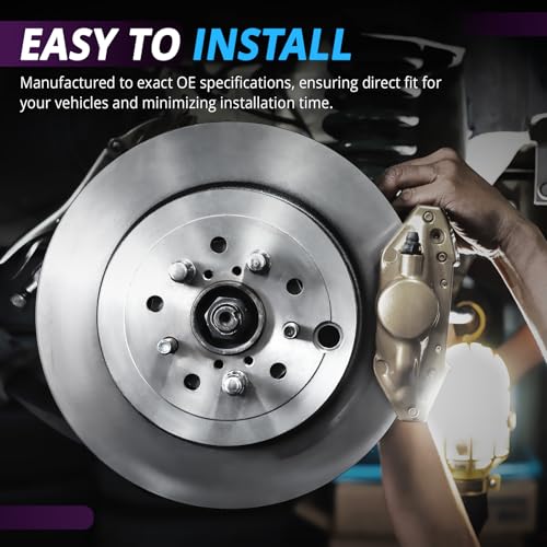 13.98" Front 14.17" Rear Brake Kit Compatible w/Sierra 2500 HD