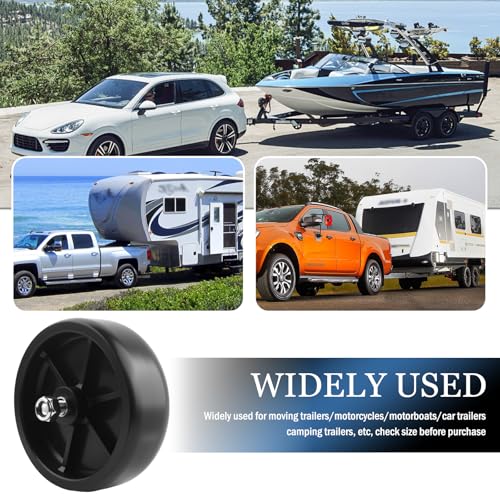 6" Trailer Jack Wheel Replacement, Upgraded Trailer Tongue Jack Wheel