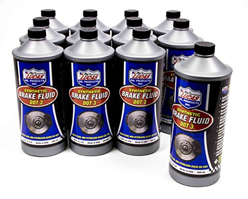 Lucas Oil 10826-12 DOT 3 Brake Fluid, 1 Quart, Case of 12