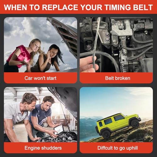 Timing Belt Kit with Water Pump Compatible with 2.5L Subaru - size: ZSD-002