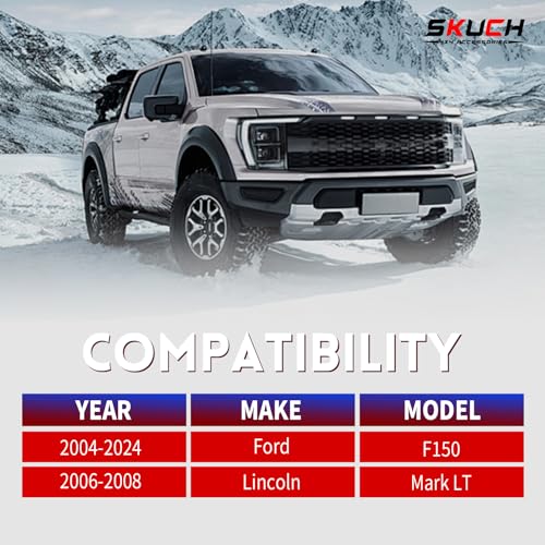 F-150 Front Upper Control Arm for 2004-2020 F150,2-4" Adjustable Front Aluminum Control Arm,Silver Front Suspension A-arms(2ps)