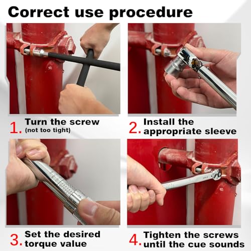 SuZhi 3/8 Inch Drive Torque Wrench 10-100ft.lb/13.6-135.6Nm, 72 Teeth, Longer 18.3'' Alloy Aluminum & Cr-Mo Material for Car Wheel nut (usually 88 ft lb) & Motorcycle, Spark Plug, Oil change - size: 3/8'' 1pc