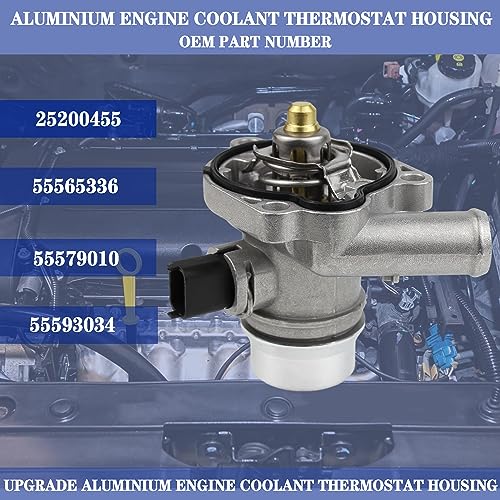 Aluminium Coolant Thermostat Housing Assembly Fit for Chevy 1.4L