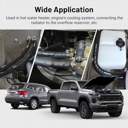 EVIL ENERGY 5/8" Heater Hose 15FT Coolant Radiator SAE 20R3 100PSI - size: 5/8 15FT