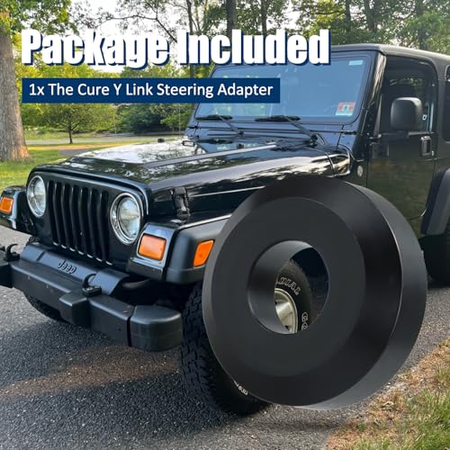 The Cure Steering Adapter For Jeep Wrangler(CJ, YJ, TJ, XJ) with Tie Rod End