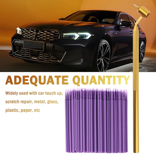 100PCS 0.5mm Paint Chip Repair Tool Fine Line,Micro Disposable Touch Up Paint Pen Kit Tool for Scratch Reparing,Universal Detailing Fine Line Painting Pens