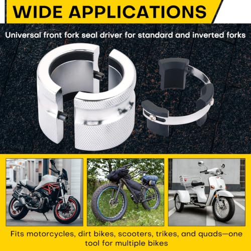 Motorcycle Adjustable Fork Seal Driver Tool 39-45mm