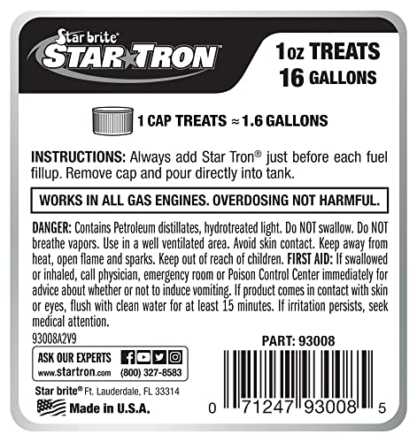 Star brite Star Tron Gasoline Additive (8 oz) - style: 8oz Standard Packaging