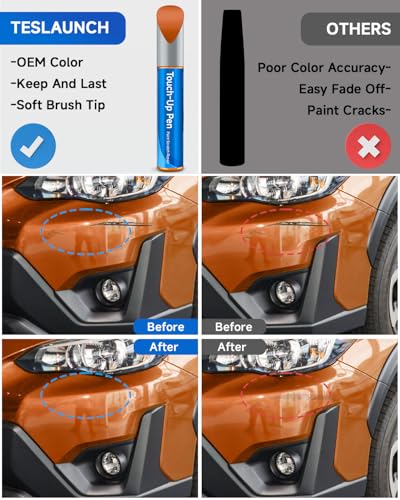 PAK Sunshine Orange Compatible with Subaru Exact Match Touch Up Paint Car Scratch Repair - color: Sunshine Orange(PAK) compatible with Crosstrek