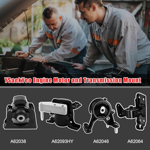 4PCS Engine Motor Set Compatible with Toyota RAV4 2009-2012 L4 2.5L 4WD - size: RAV4 2009-2012