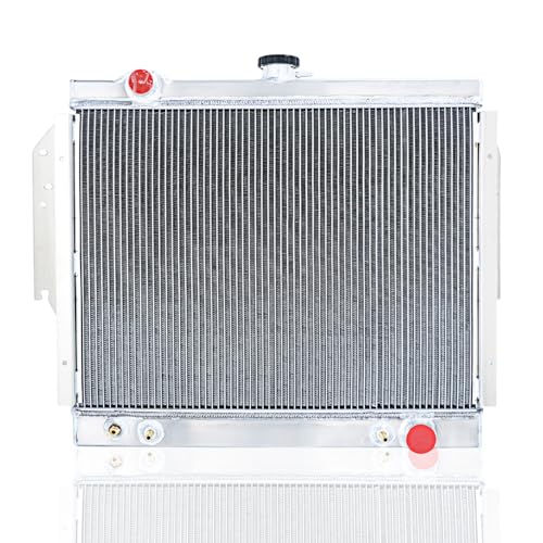 Full Aluminum Radiator compatible with 1979-1993 Dodge Ramcharger D W 100 150 250 350 Truck 4 Row Core Radiators