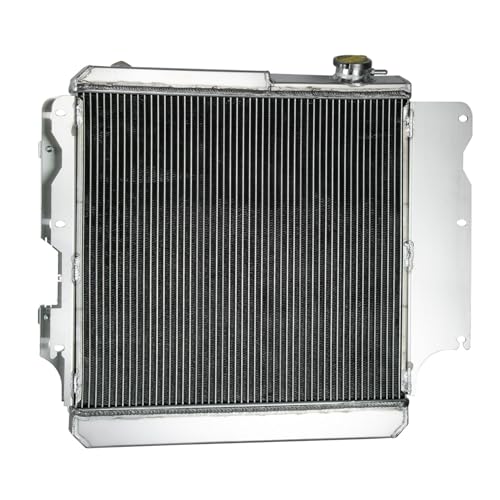 4 Row Radiator Shroud Fan For Jeep Wrangler TJ YJ 2.4-4.2L 87-06 - size: 4 Row Radiator+Shroud Fan