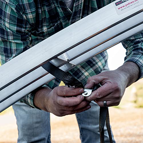 Yutrax 89-inch Folding Aluminum Truck, UTV/ATV, Motorcycle Loading Arch Ramps - Pair, 1500lb Capacity - size: 89-Inch Folding, 1500lb. Capacity