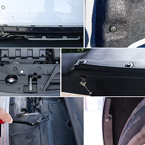 Nilight 360Pcs Car Retainer Clips Fastener Remover Kit - 18 Most Popular Sizes Auto Push Pin Rivets for Benz BMW Toyota Honda Subaru Nissan Mazda - color: 360PCS Clips + Remover