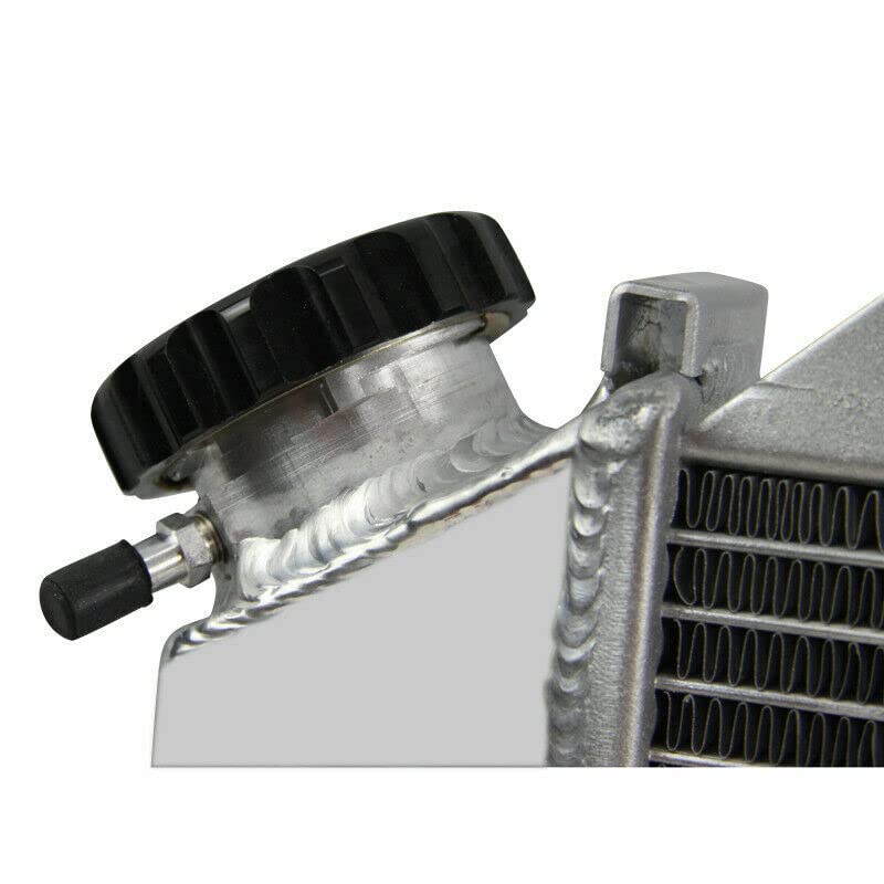 3 Row Radiator For Ford Mustang GT LX Foxbody Thunderbird 1979-93 - size: 3 Row Radiator+CNC 1.3Bar Cap(AT)