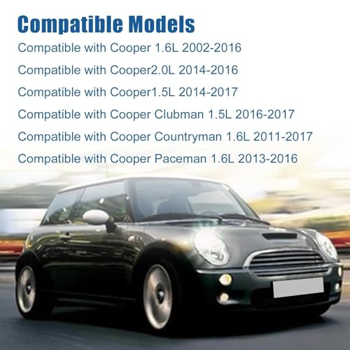 24117551091 Aluminum Oil Cooler Compatible with Mini Cooper Clubman Countryman Paceman 2002-2017 Fit for VW Beetle Jetta Rabbit 2002-2016 Fit for Cooper 6 Speed Transmission