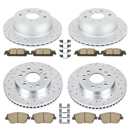 Acinoparts Front and Rear Brake Kit for Cadillac Escalade ESV EXT Chevrolet - size: HMBK20201