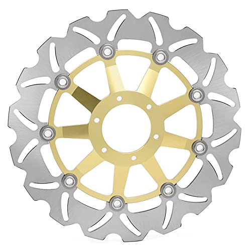 Front Rear Brake Disc Rotors Pads Kit for Honda CBR900RR Fireblade 1992 1993 CBR 900 RR - color: Gold, size: CBR900RR Fireblade 1992 1993